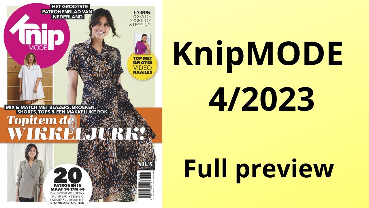 #KnipModeMagazine / #BurdaExtra / #FaitMain 4/2023 Full Review