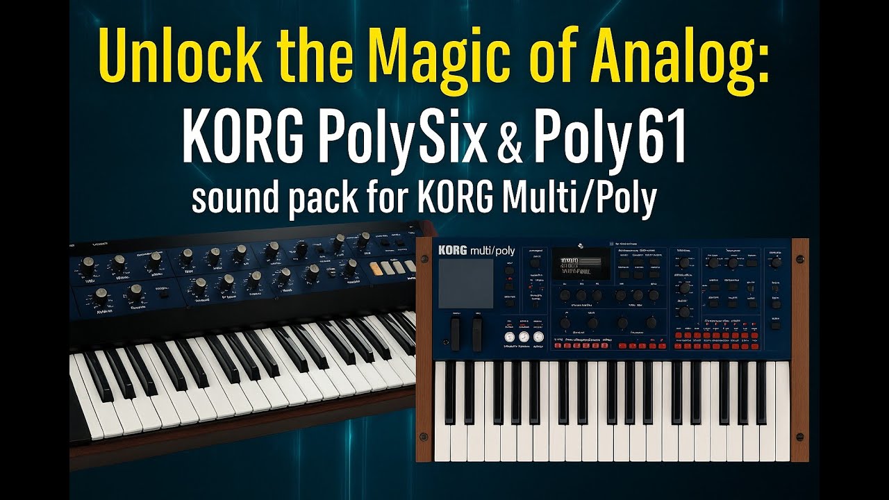 80s Analog Magic: PolySix & Poly61 Sound Pack Demo