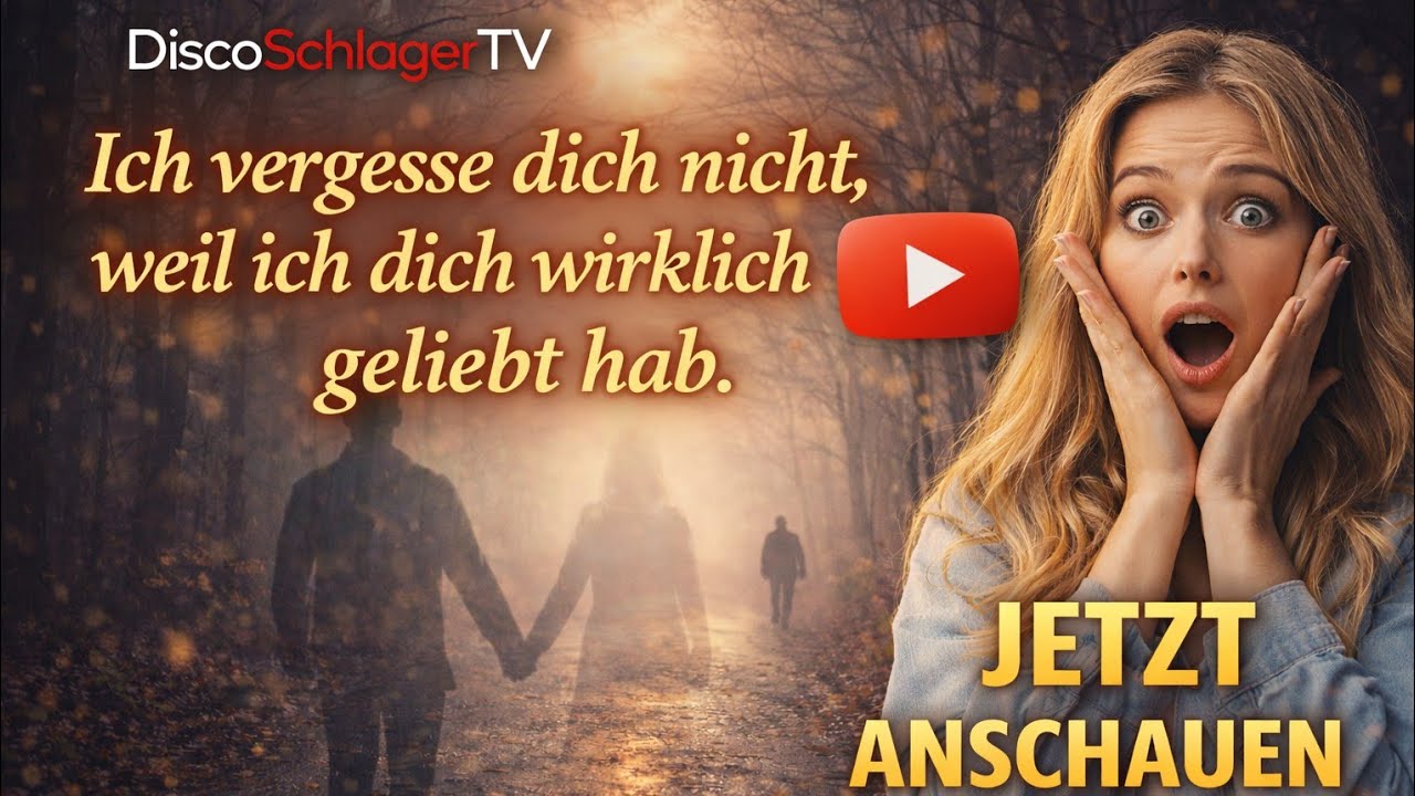 Ich vergesse dich nicht 💔 | Weil ich dich wirklich geliebt hab | Popschlager 2026 | DiscoSchlagerTV