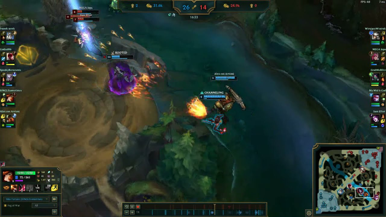 ADC Miss Fortune Dragon Highlights Gameplay