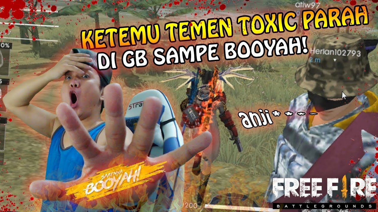 KETEMU TEMEN TOXIC PARAH TP JAGO MAIN AUTO BOOYAH ( ngakak online ) - GARENA FREE FIRE
