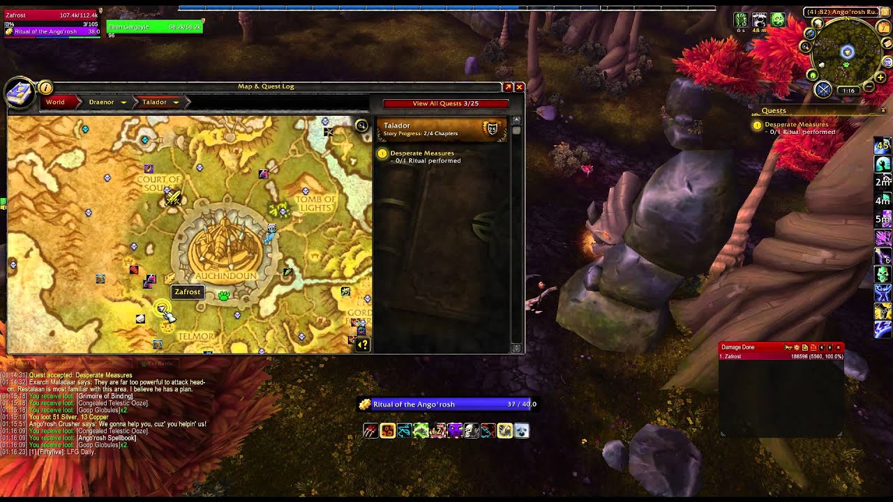Desperate Measures WoW Quest In the Shadows of Auchindoun