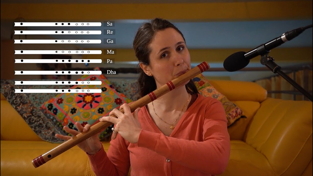 2) Conseils et exercices pour les débuts de la pratique au bansuri - flûte en G