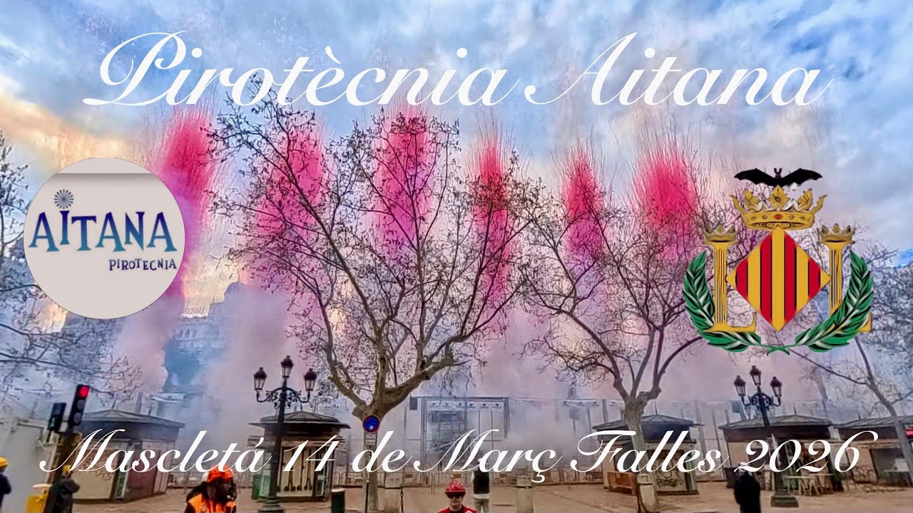 Mascletá 14 de Març de les Falles 2026 per @aitanapirotecnia2769  de Bèlgida. 