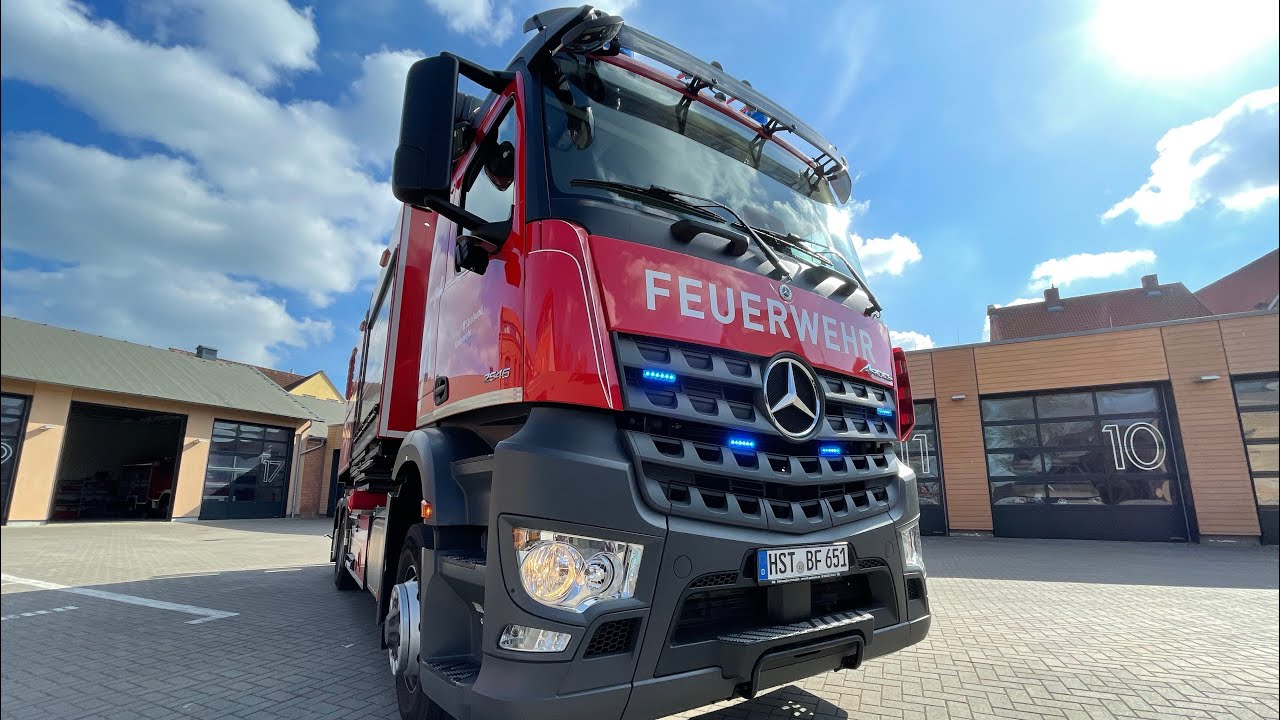 [Neufahrzeug/Kurzvorstellung!] WLF + AB-Wasser Berufsfeuerwehr Hansestadt Stralsund