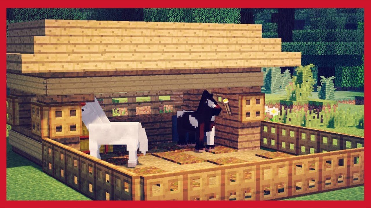 Minecraft: Come Fare Una Stalla Per Cavalli