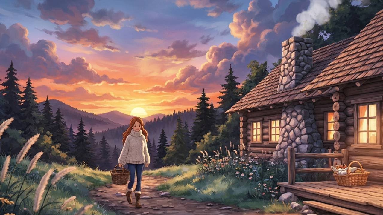 Spending a day in a forest #ghibli style videos #motivational #relaxing #OddlySatisfying
