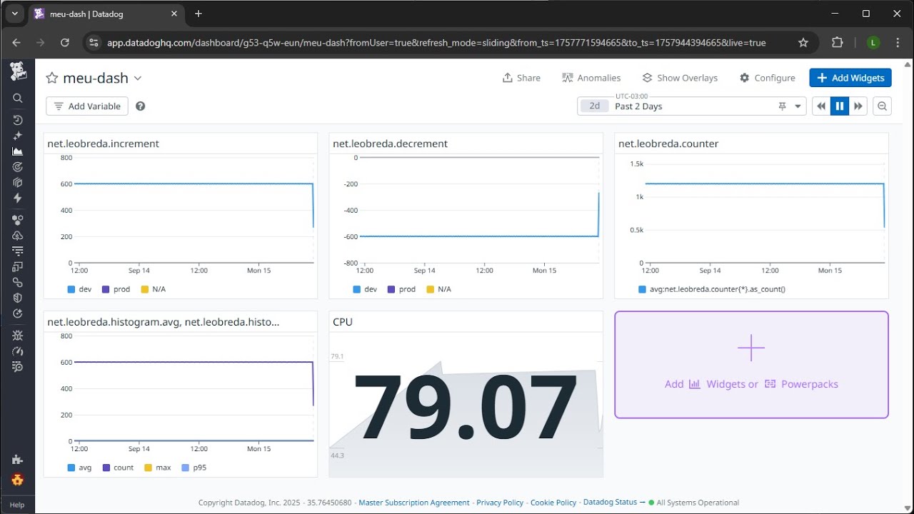 Criando m&eacute;tricas Datadog a partir de uma aplica&ccedil;&atilde;o em .NET8