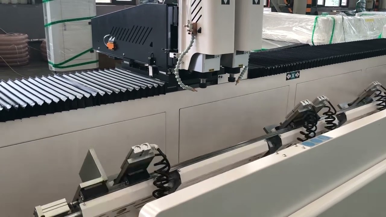 Operation of Double-head CNC milling machine 2