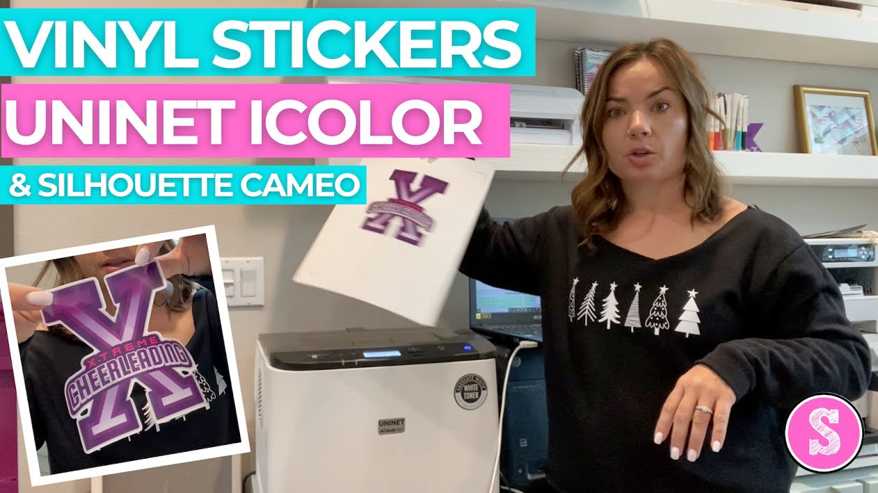 How to Make Vinyl Stickers at Home Uninet iColor 560 Tutorial