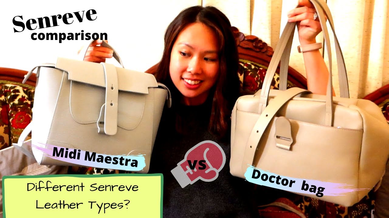 Senreve Midi Maestra vs Doctor Bag | Comparing Senreve Leather Types | SAVE $50 | Black Friday DEALS