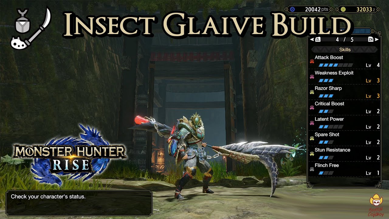 Monster Hunter Rise -  Insect Glaive Build - The True King of the Sky