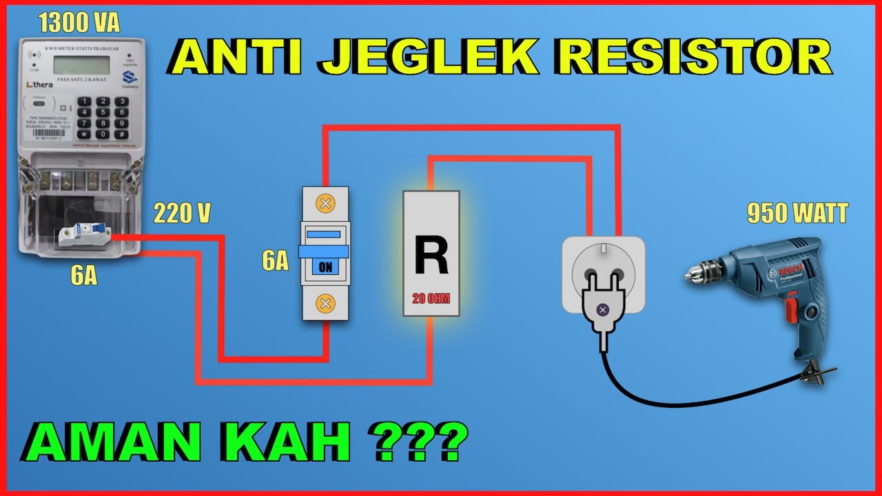 SOFT START ANTI JEGLEK DENGAN RESISTOR, AMANKAH ?