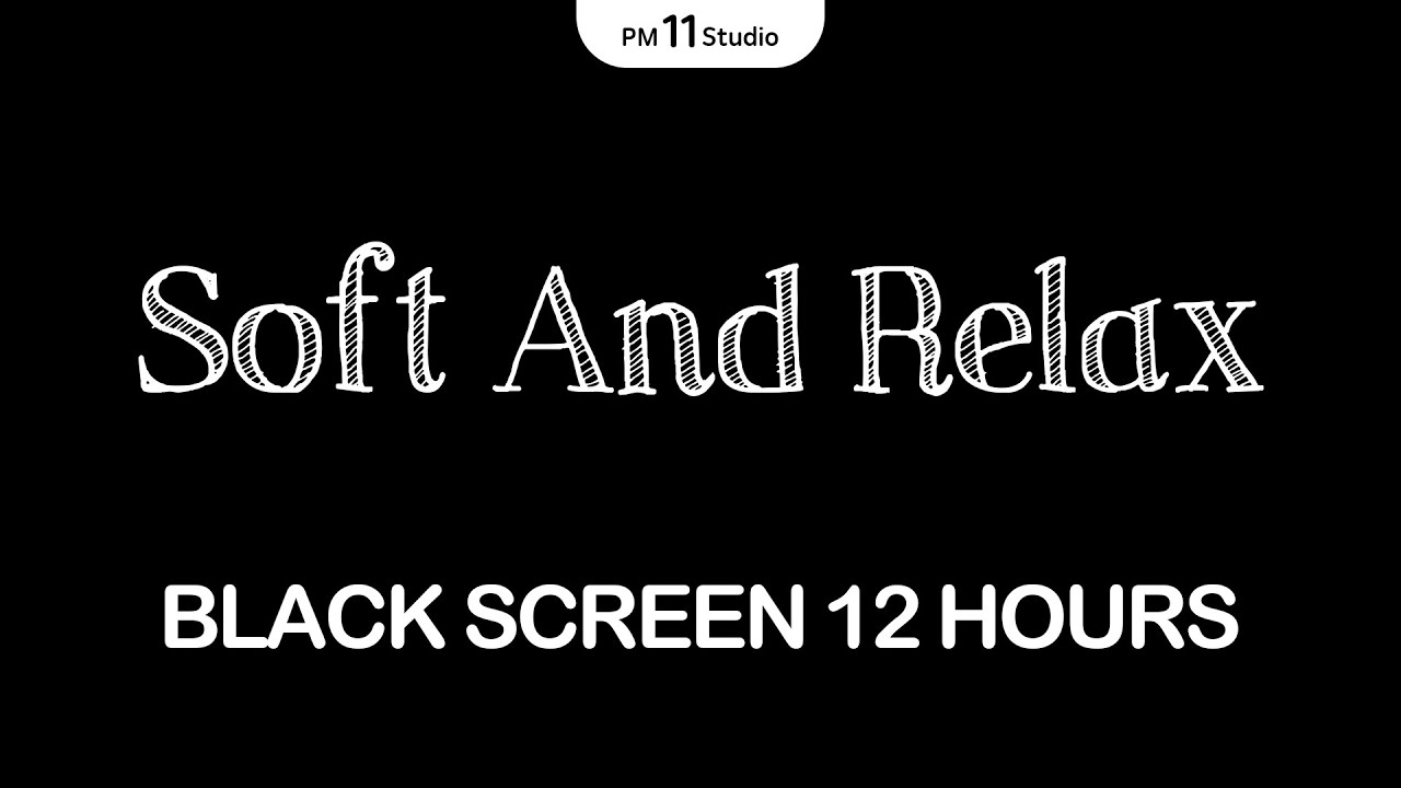 Soft And Relaxing Piano Melodies | Sleep Music for Relaxing, Deep Sleep | Black Screen
