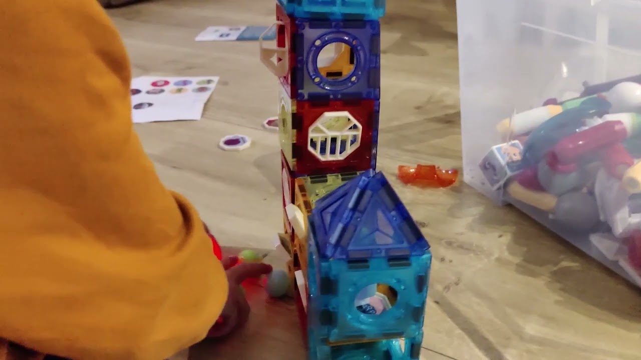 Tested: BINZKBB Magnet Tile Marble Run Review