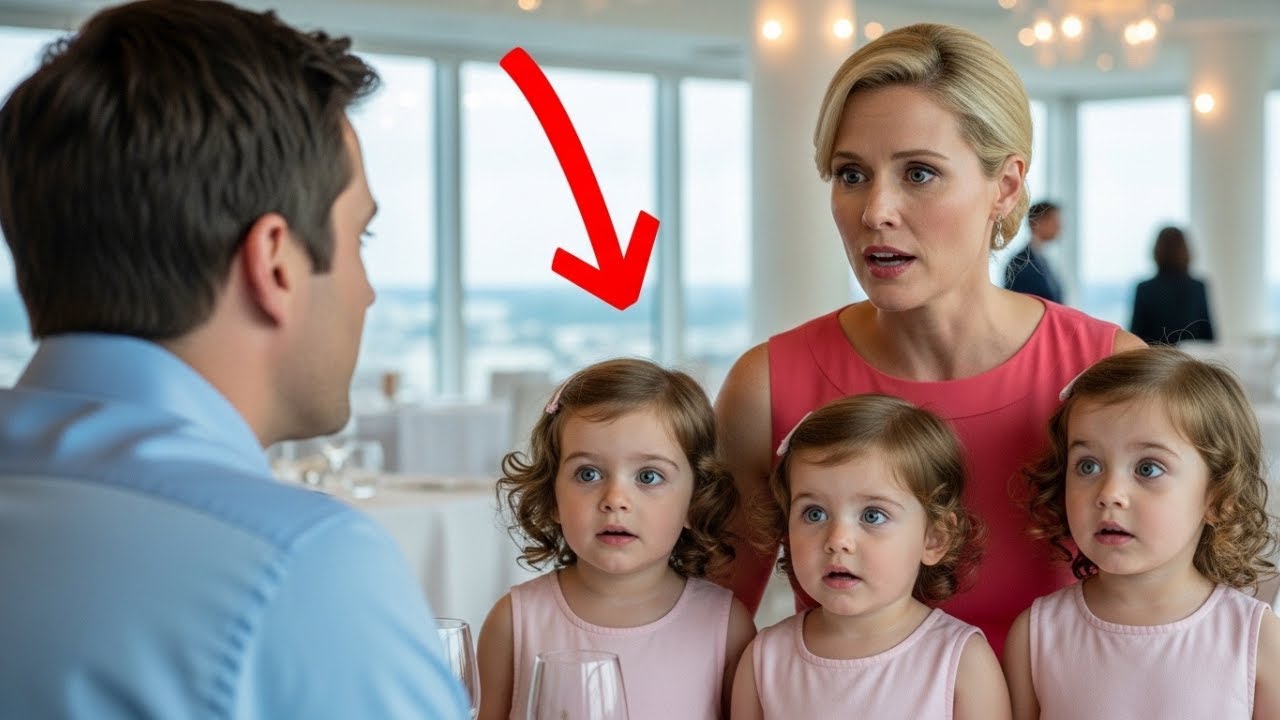 She arrived with her triplets on a blind date—the single dad did something unexpected