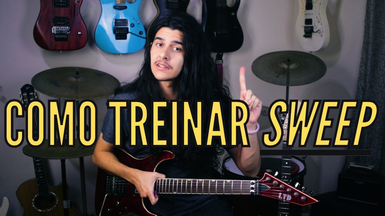 Como Treinar Arpejos Com  Sweep Picking | GUBA Oliveira