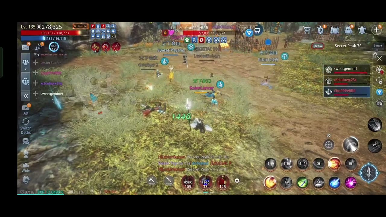 Asia 3 Server 321 morning SP war