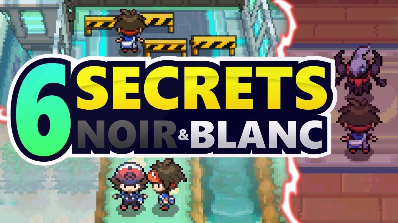 6 SECRETS & EASTER EGGS DANS POKÉMON NOIR & BLANC