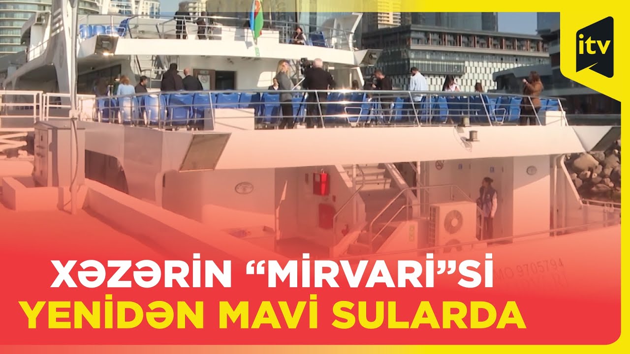 Bakı bulvarında gəmi gəzintisi bərpa edilib