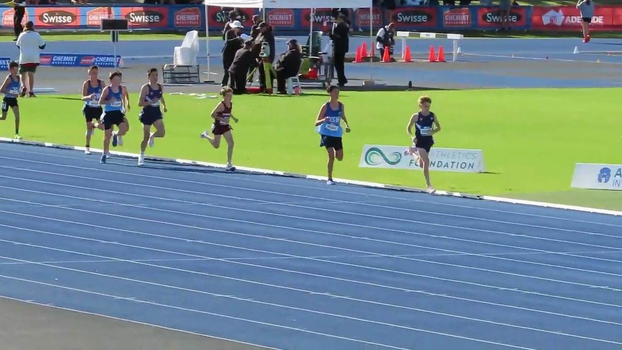 1500m U14 Men Final, 2024 Australian Championships, Adelaide 19 April 2024