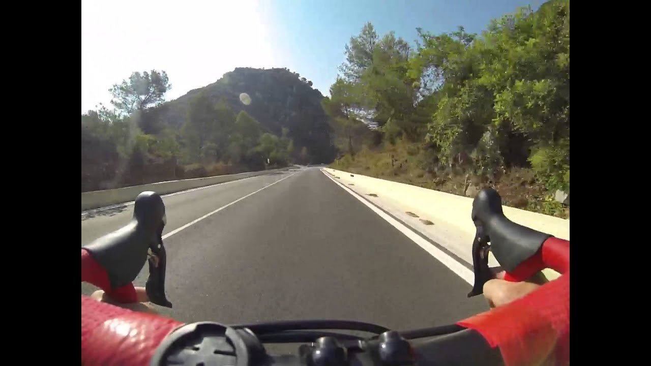 Baixada amb bici de carretera de barx a gandia