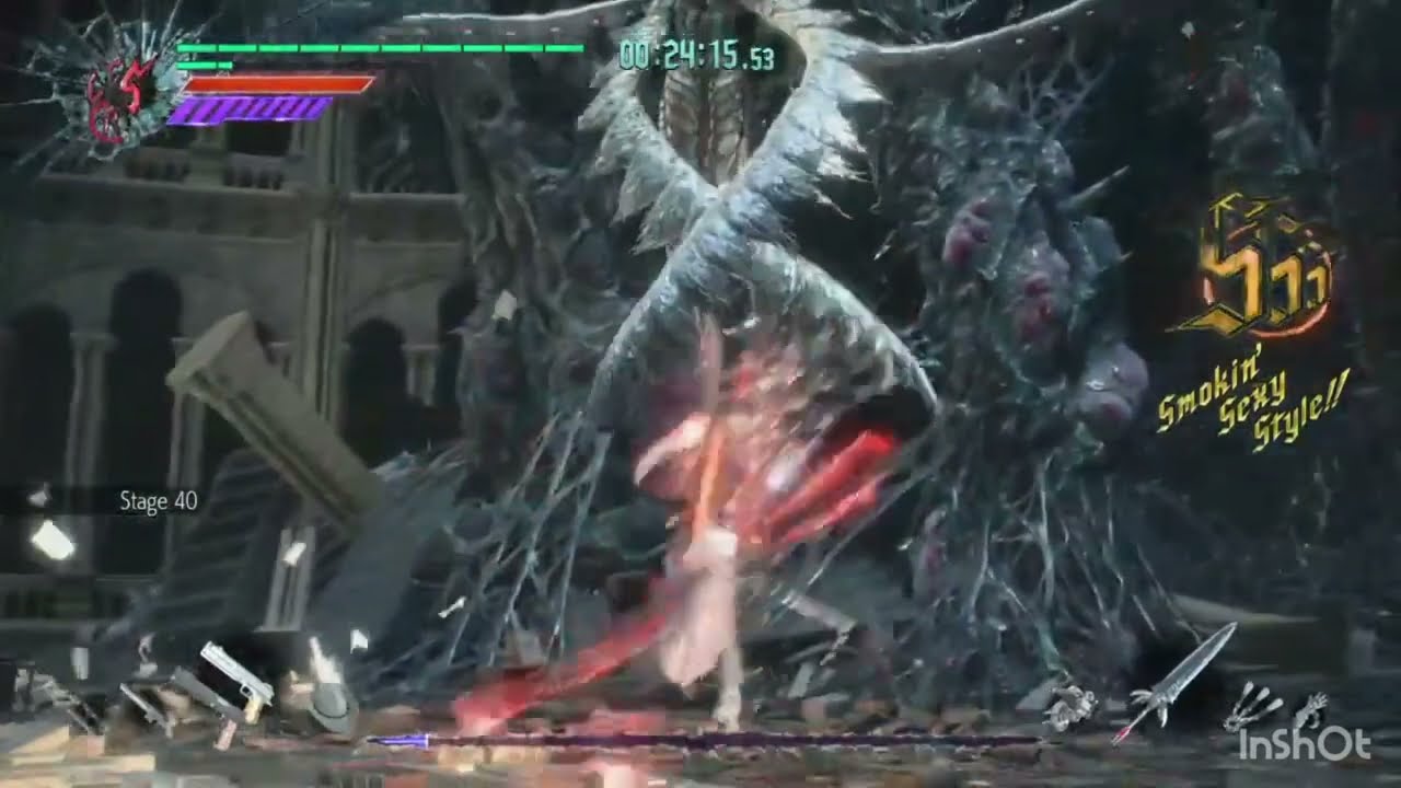 Dante vs Artemis (With an epic finish)
