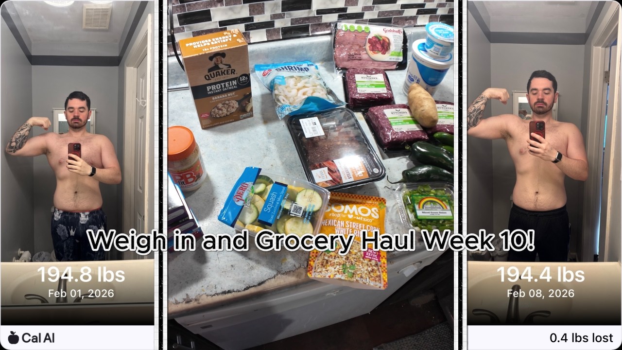Weigh in and Grocery Haul Week 10! Return of the Fitness Journey Vlog 37!