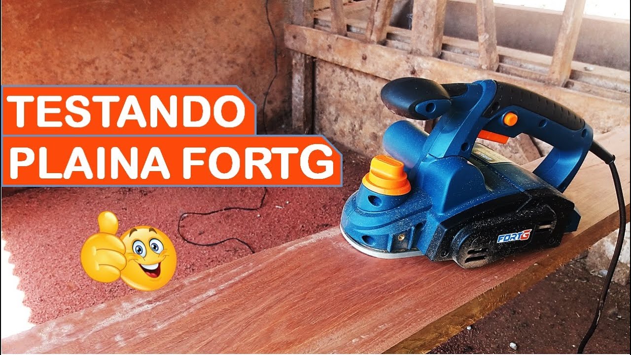 TESTANDO - Plaina Elétrica FORTG FG2560 720w