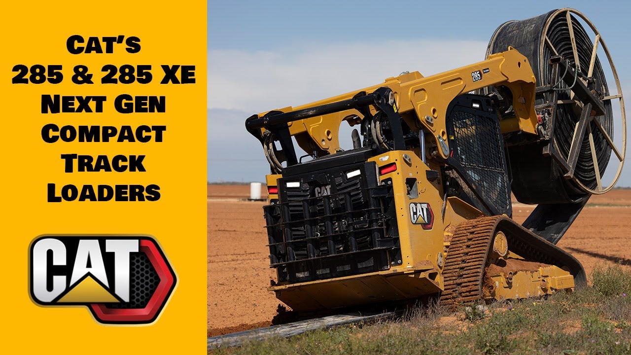 Гигантские компактные гусеничные погрузчики Caterpillar 285 и 285 XE