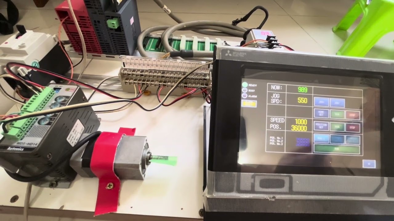 Điều khiển Qd75d - servo motor - step motor