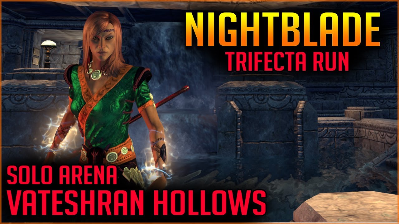 Crazy how powerful Magicka Nightblade is in the new Vateshran Hollows Arena - Elder Scrolls Online