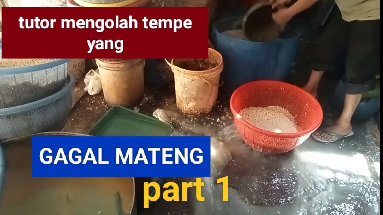 pengolahan kembali tempe yg gagal jadi