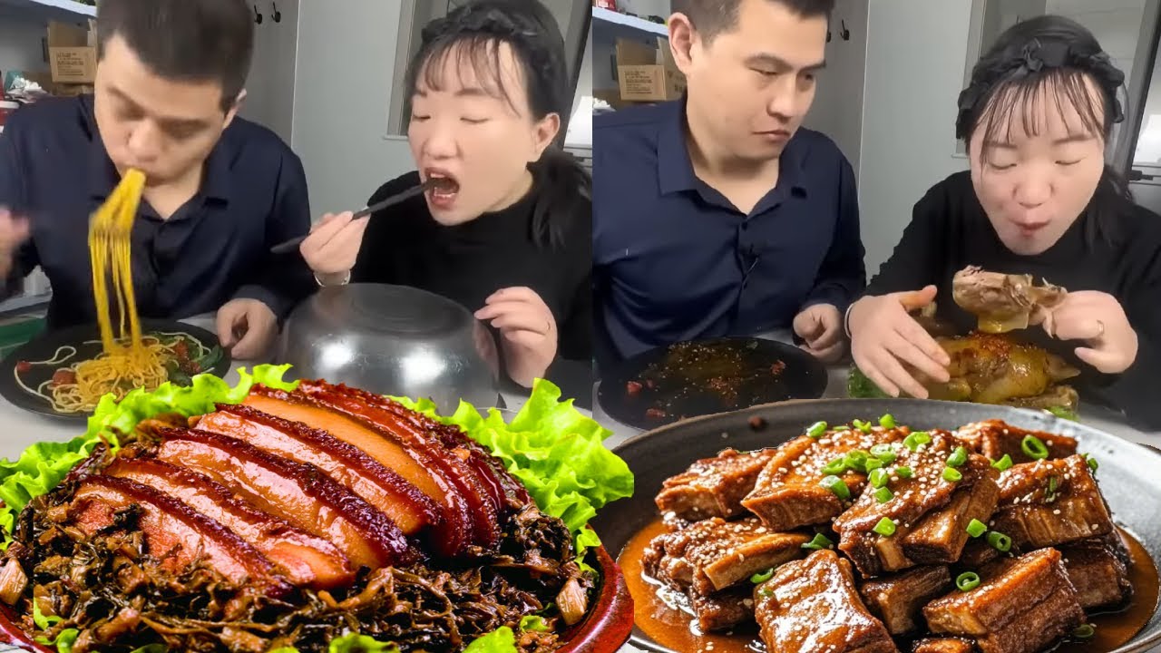 My stingy husband secretly ate grilled sausage  but I secretly replaced it with grilled chicken