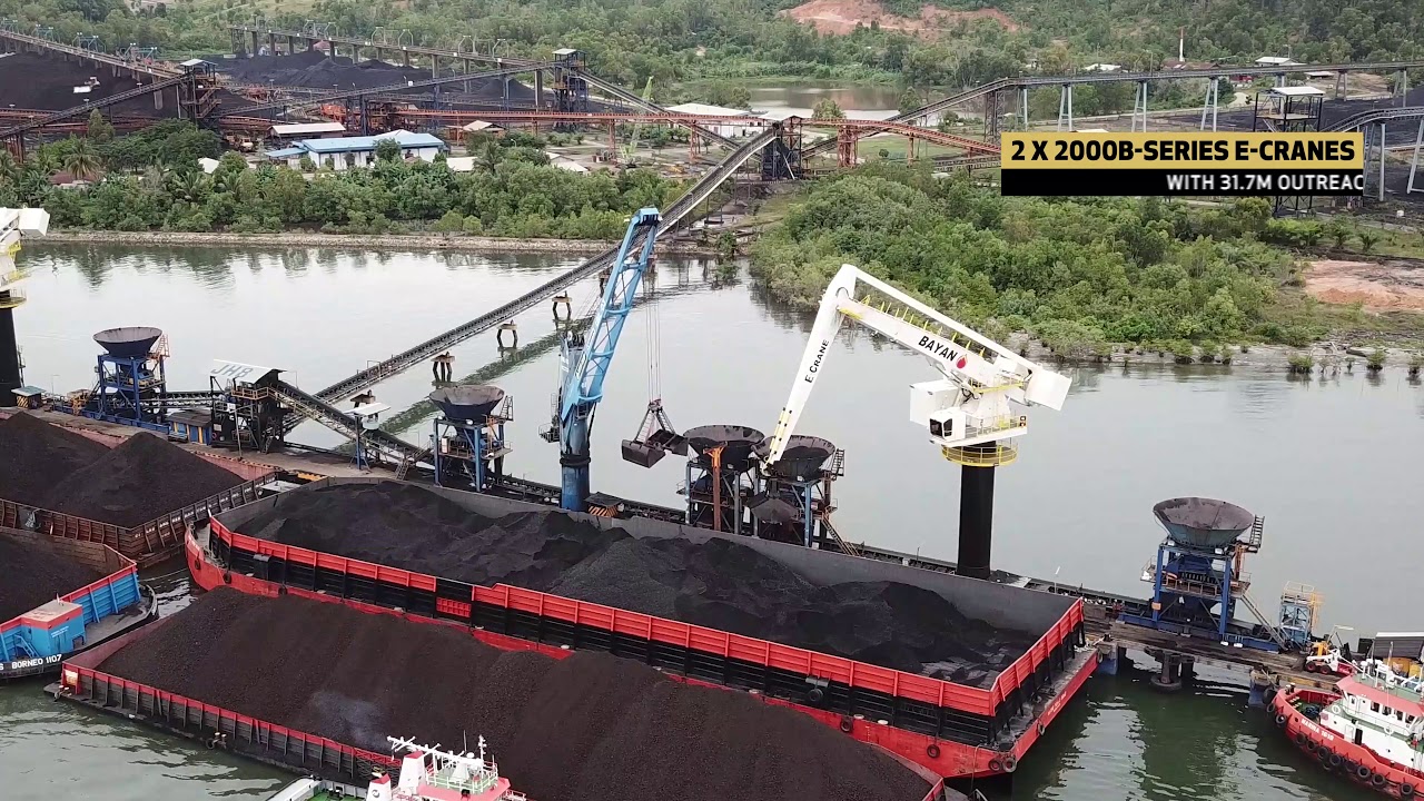 E-Crane Bayan Balikpapan Coal Terminal 2019