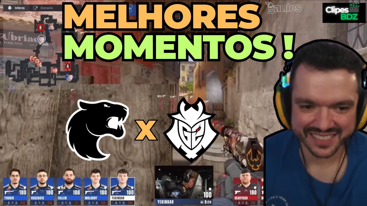 A FURIA ESTÁ ABSURDA !! 🔥 MELHORES MOMENTOS DE FURIA x G2 - StarLadder Budapest Major 2025 !! 🔥
