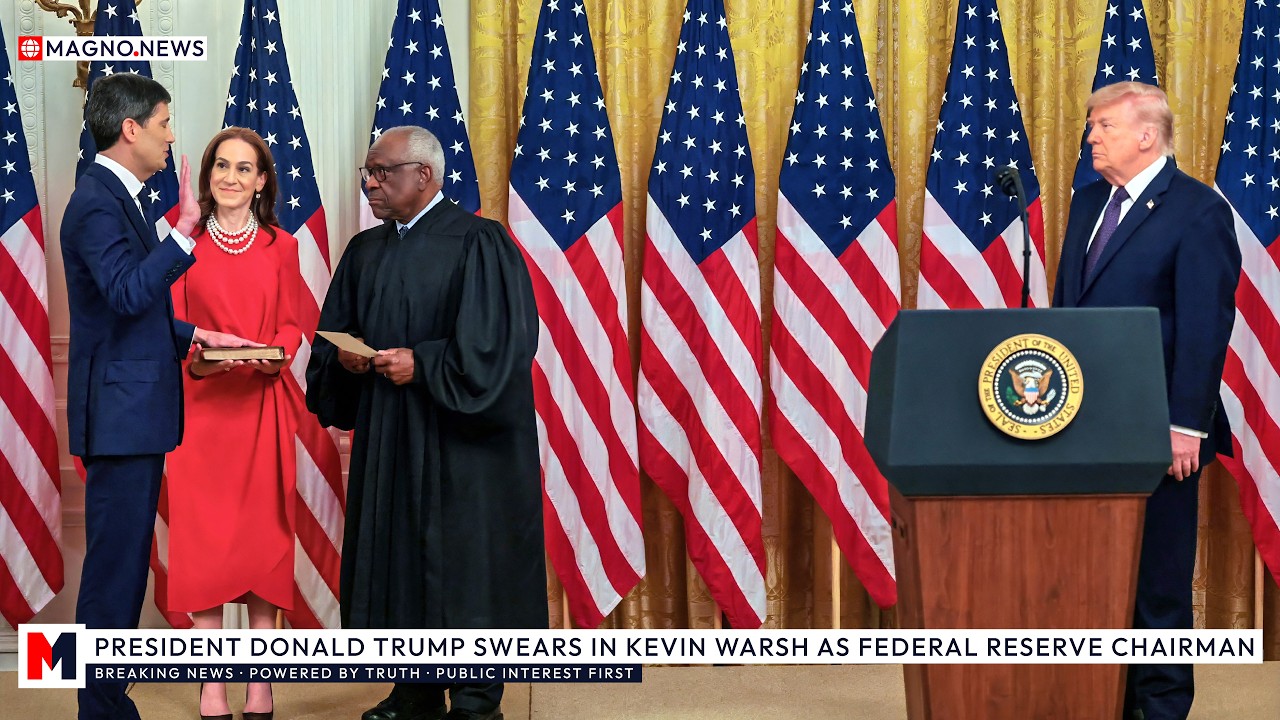 🇺🇸 America is Back! President Trump Swears in Kevin Warsh as Federal Reserve Chairman [LIVE]