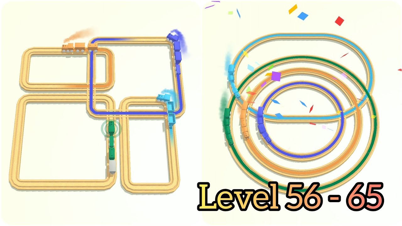 Trains On Time (Level 56 - 65) Android Gameplay #5