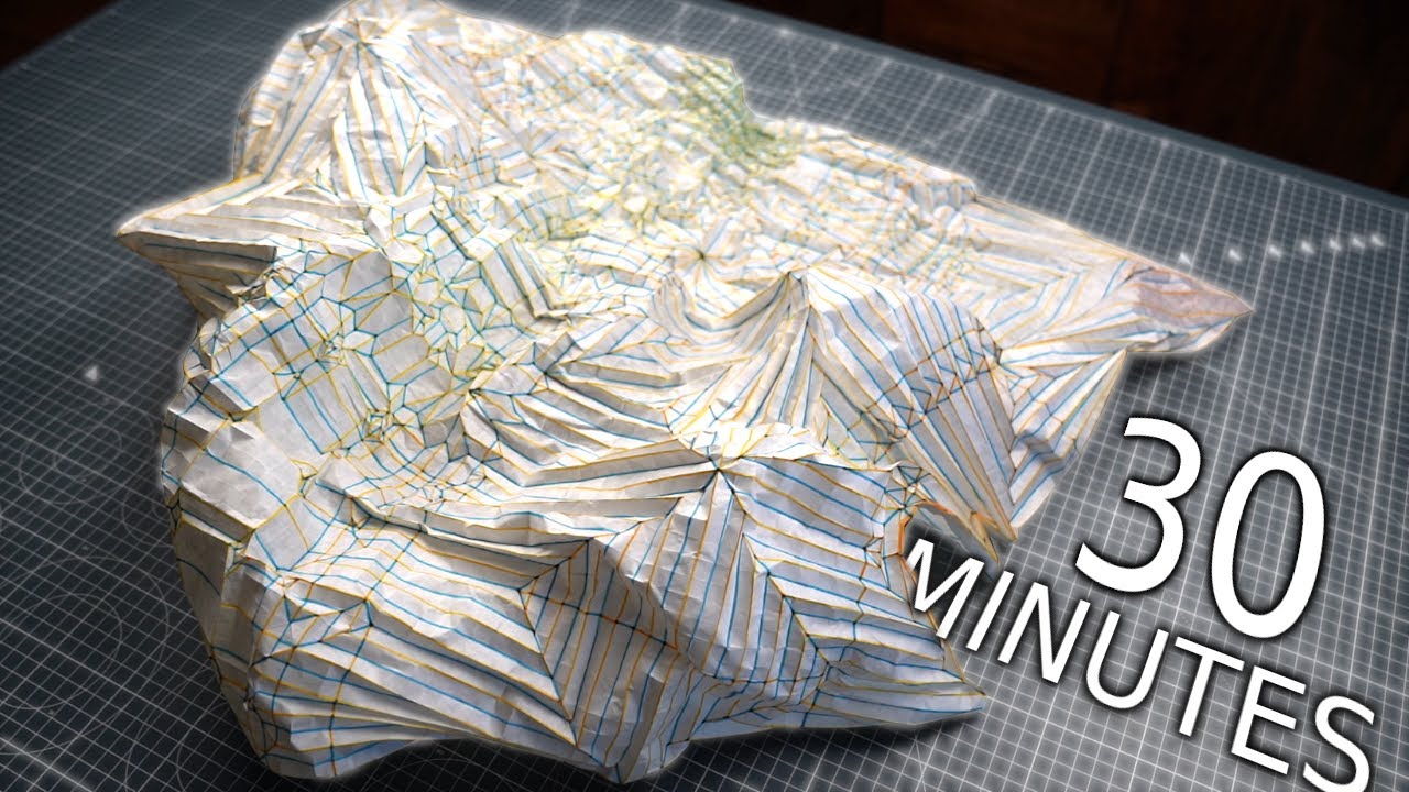 How To Make The Most Complicated & Crazy Origami Japanese Spiny Lobster In Under 30 Mins [Kota lmai]