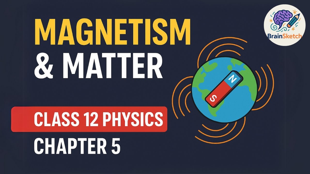 Magnetism & Matter | Class 12 Physics Chapter 5 | Animated Explanation (BOARDS + NEET + JEE)