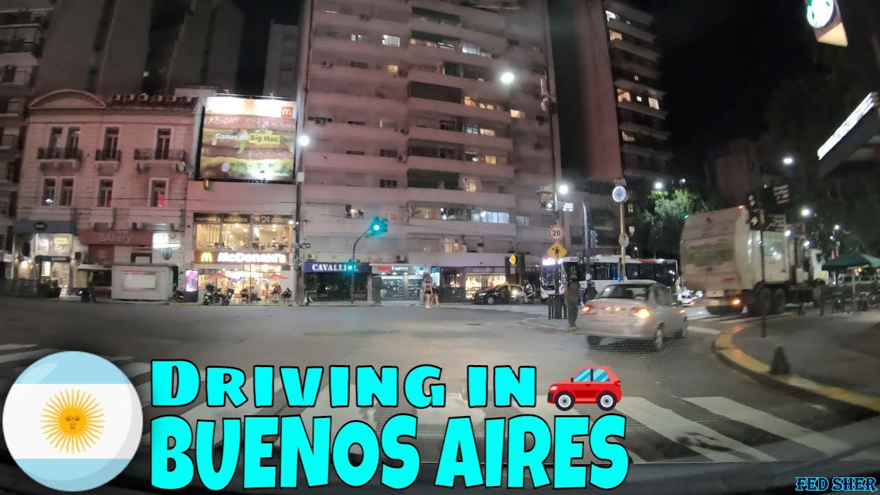 Driving in Buenos Aires | from Almagro to San Telmo