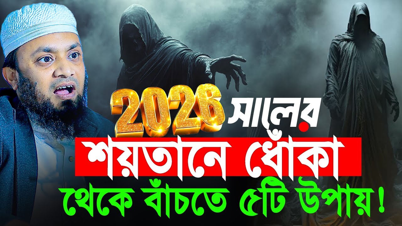 ২০২৬ সালের শয়তানের ধোকা থেকে বাঁচতে ৫টি উপায়! Abdul Hi Muhammad Saifullah New  Waz 2026