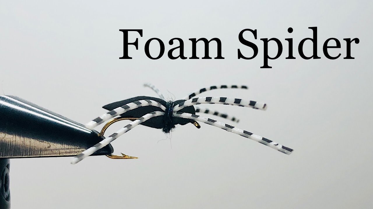 Foam Spider Fly Tying for Bluegill & Bream Fly Fishing - Beginner Fly Tying