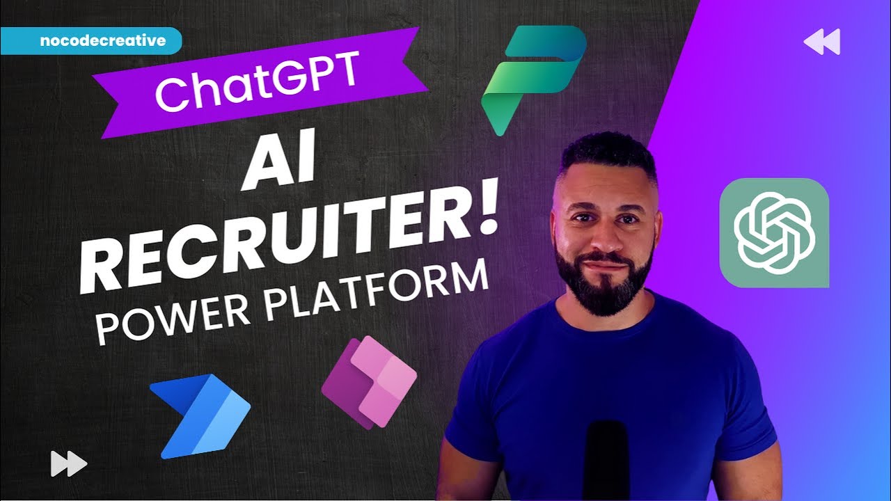 I made an Ai recruiter with ChatGPT and the Microsoft Power Platform!