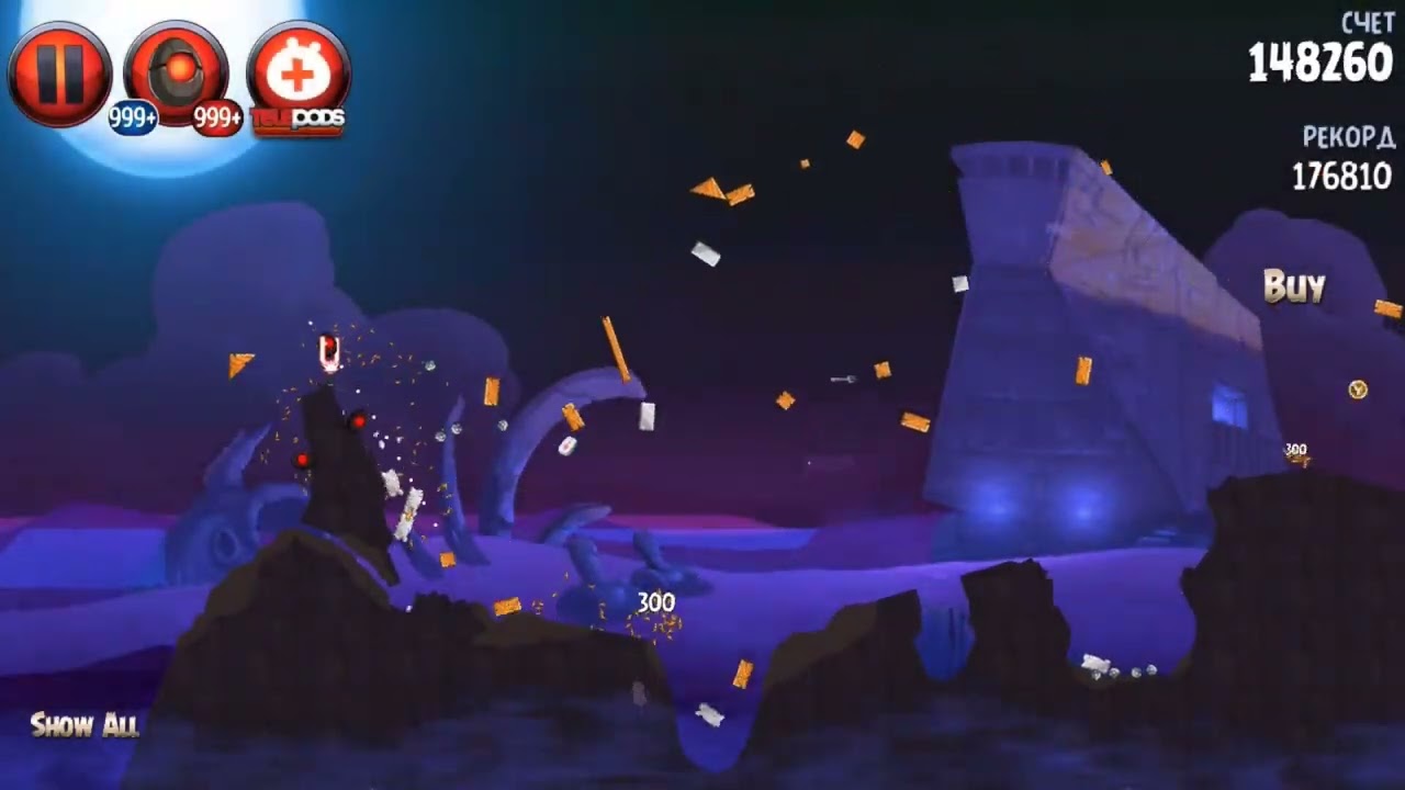 Angry Birds Star Wars 2 v2.0 Master Your Destiny (Pork Side) (Mighty Eagle) All levels [1080p]