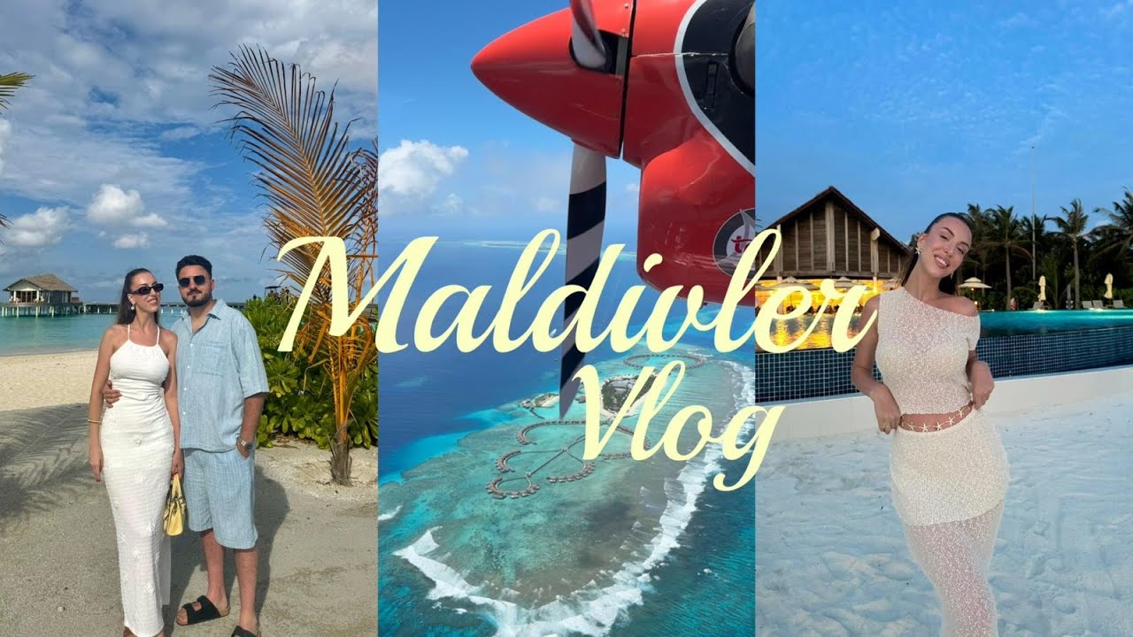 Balayında Maldivler🌴 İlk Vlog'umuz