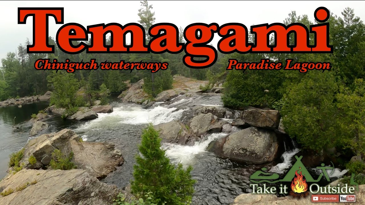 Temagami canoe camping, Chiniguchi River, Matagamasi Lake, Paradise Lagoon