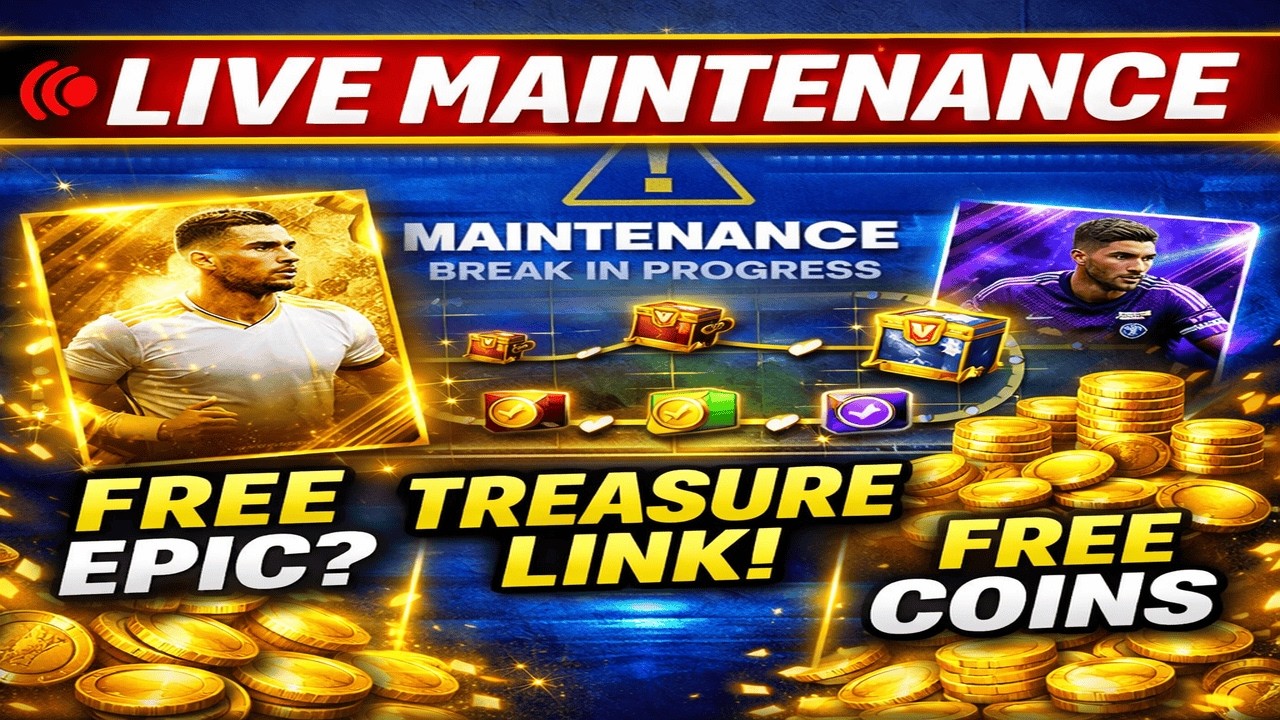 LIVE 🔴 eFootball 2026 v5.3.0 Maintenance Update! Free Epic, Treasure Link, POTW & Free Coins