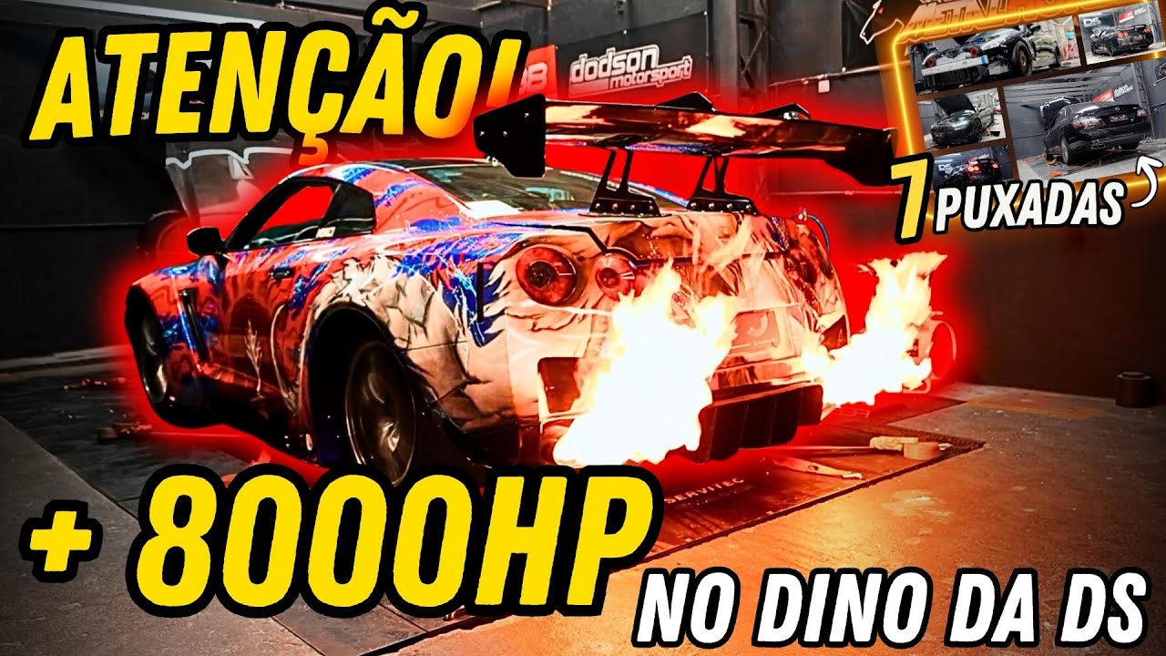 7 MONSTROS NO LIMITE! O dinamômetro da DS Performance quase explodiu! 💥