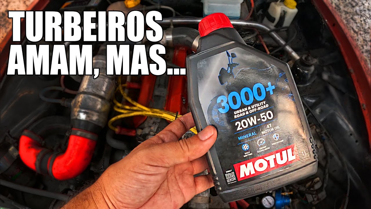 O MELHOR ÓLEO? - Teste do MOTUL 3000+ 3100 20w50 Mineral sob uso Extremo